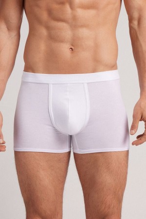 Boxer Intimissimi Natural Fresh Cotton Panske Biele | 92834-XROL