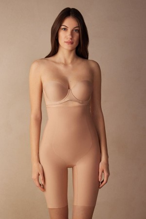 Kratasy Intimissimi Shaping In Seamless Microfiber Damske Oranžové Béžové | 43862-NIGB