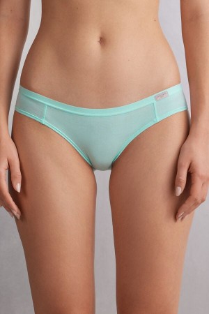 Nohavičky Intimissimi Cotton Damske Zelene | 24796-OTZW