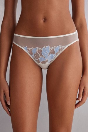 Nohavičky Intimissimi Eternal Flowers Damske Modre | 49328-LFIK