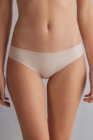 Nohavičky Intimissimi Seamless Microfiber Damske Krém Ruzove | 10493-HNBV