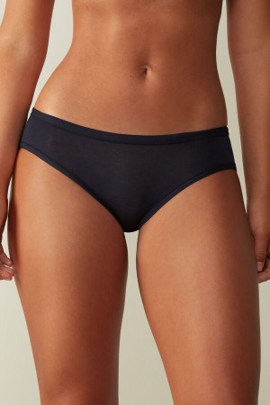 Nohavičky Intimissimi Ultralight Cotton Damske Modre | 68153-ZTAB