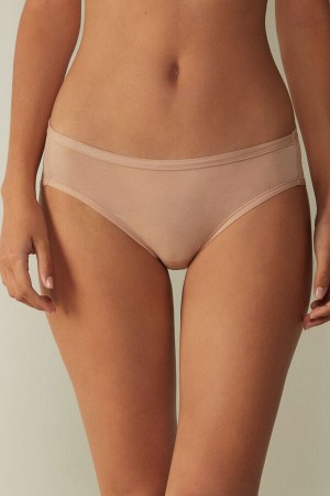 Nohavičky Intimissimi Ultralight Cotton Damske Oranžové Béžové | 08275-RSZO