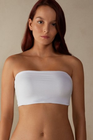 Podprsenka Intimissimi Cotton Damske Biele | 62417-BUPT