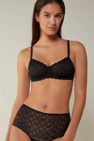 Podprsenka Intimissimi Daniela Balconette Lace Damske Čierne | 89302-OAKD