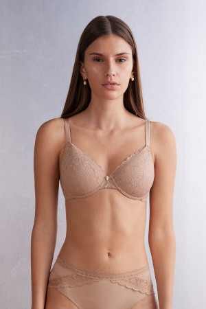 Podprsenka Intimissimi Francesca Balconette Lace Damske Oranžové Béžové | 67043-MQJK