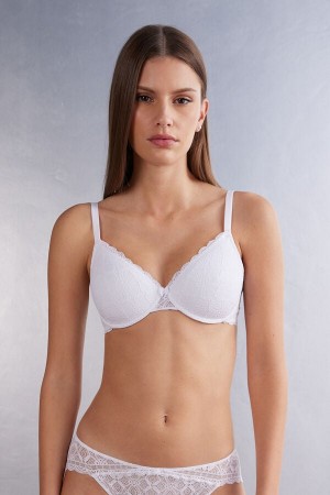 Podprsenka Intimissimi Francesca Balconette Lace Damske Biele | 14362-XSKJ