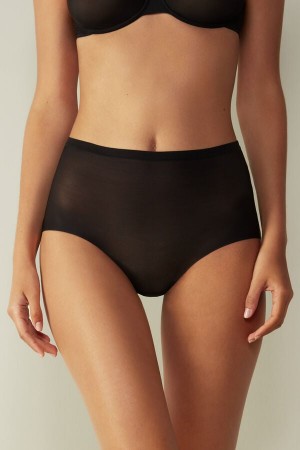 Slipy Intimissimi Invisible Touch Hipster Damske Čierne | 54192-VPOU