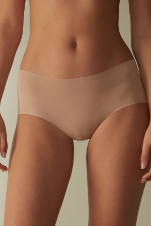 Slipy Intimissimi Seamless Cotton Hipster Damske Oranžové Béžové | 18456-YHVO