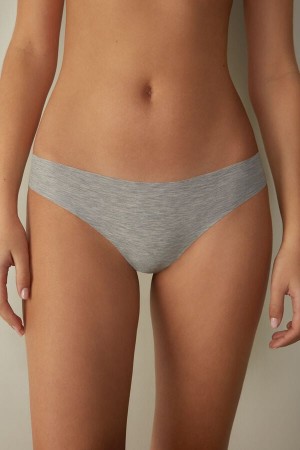 Slipy Intimissimi Seamless Cottonzilian Damske Svetlo Siva | 98631-ZWMB