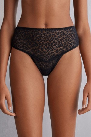 Slipy Intimissimi Your Wild Side Hipsterzilian Damske Čierne | 07429-VCEQ