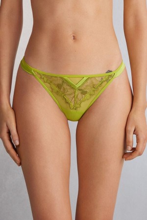 Tanga Intimissimi Sweet Like Sugar String Damske Zelene | 52347-SJVI