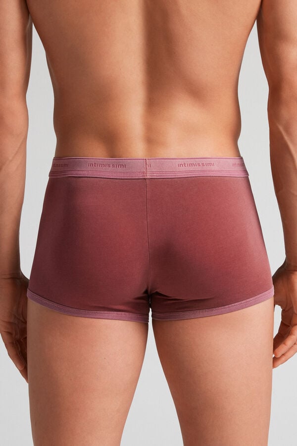 Boxer Intimissimi Natural Fresh Cotton Panske Bordove | 63845-FSUO