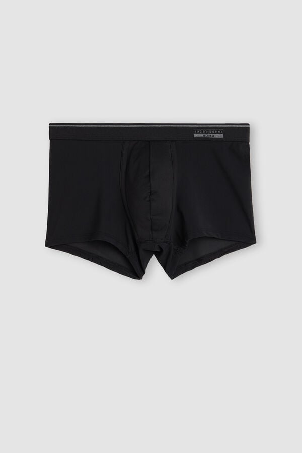 Boxer Intimissimi Super Fresh Micro-Mesh Panske Čierne | 97236-WYJZ