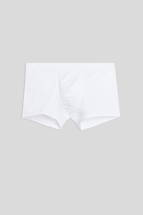 Boxer Intimissimi Superior Cotton Panske Biele | 14503-XEPB