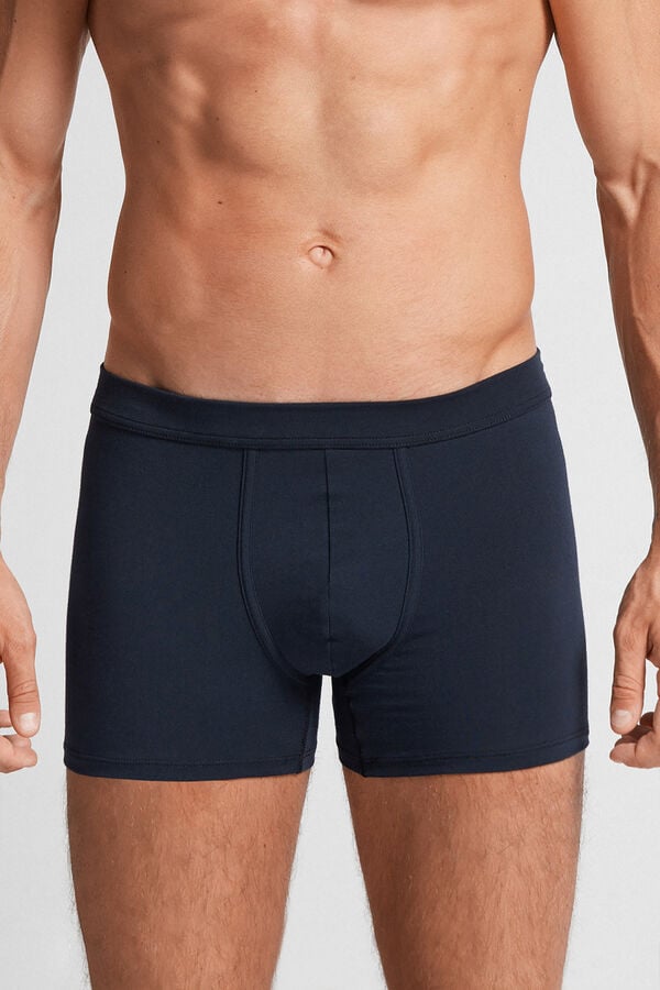 Boxer Intimissimi Superior Cotton Panske Čierne | 26918-TUJP