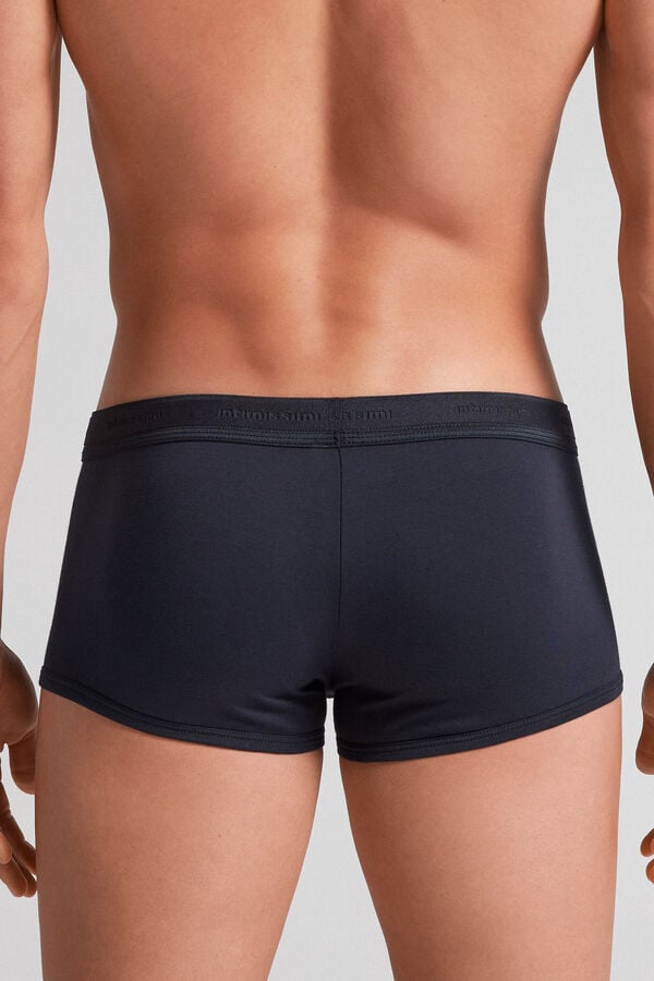 Boxer Intimissimi Superior Cotton With Logo Panske Modre Modre | 83150-UHRE