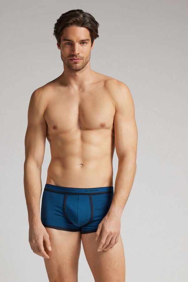 Boxer Intimissimi Superior Cotton With Logo Panske Zelene | 45870-TGML