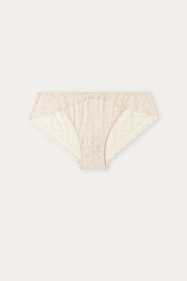 Nohavičky Intimissimi Low Rise Lace Damske Krém Ruzove | 41637-UXJG