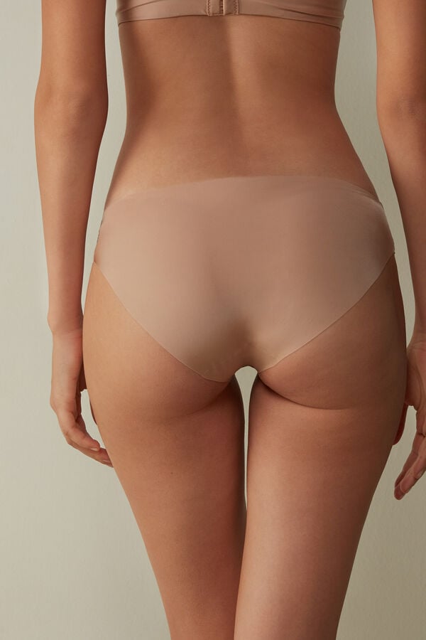 Nohavičky Intimissimi Seamless Microfiber Damske Oranžové Béžové | 49206-IGPJ