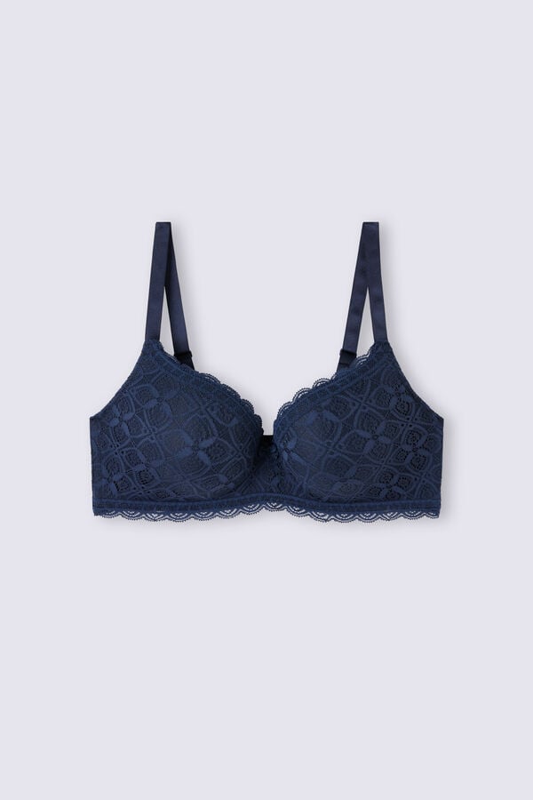 Podprsenka Intimissimi Adele Triangle Lace Damske Modre | 27430-PRSL