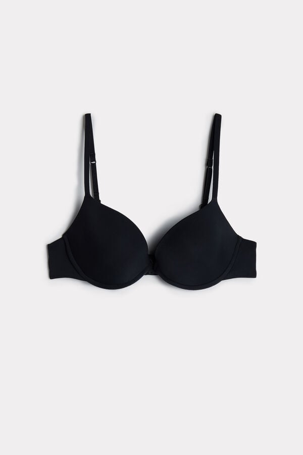 Podprsenka Intimissimi Bellissima Push-Up Microfiber Damske Čierne | 69407-TCWO