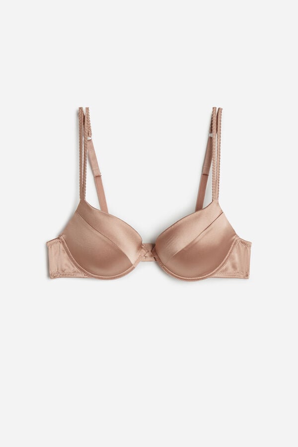 Podprsenka Intimissimi Bellissima Silk Push-Up Damske Ruzove | 75318-LPMK