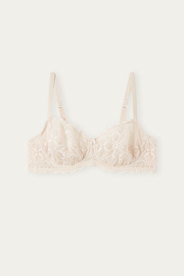 Podprsenka Intimissimi Daniela Balconette Lace Damske Krém Ruzove | 89623-WBXJ