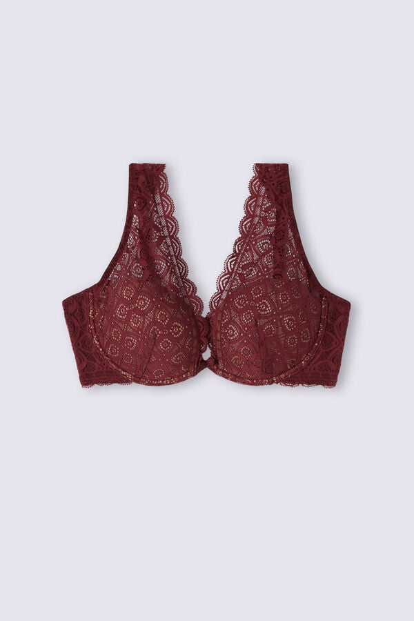 Podprsenka Intimissimi Elena Balconette Lace Damske Červené | 78159-QJLO