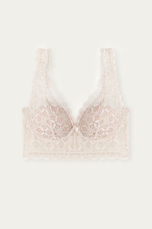 Podprsenka Intimissimi Eleonora Balconette Lace Damske Krém Ruzove | 40716-KCEH