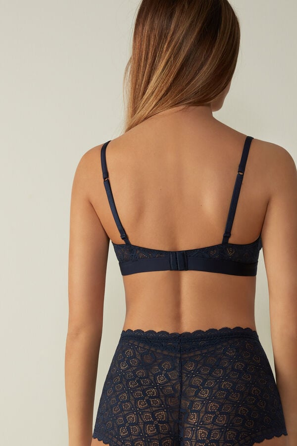 Podprsenka Intimissimi Emma Triangle Lace Damske Modre | 34257-ZWEH