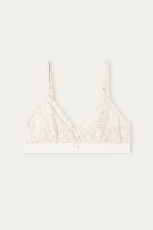 Podprsenka Intimissimi Emma Triangle Lace Damske Krém Ruzove | 04732-HBMW