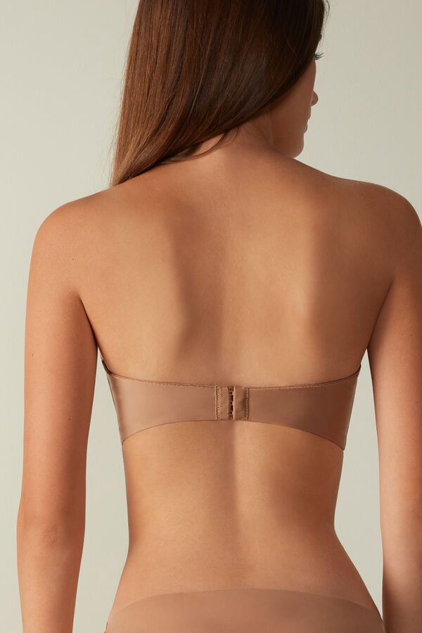 Podprsenka Intimissimi Giada Microfiber Bandeau Damske Béžové | 56728-RUEJ