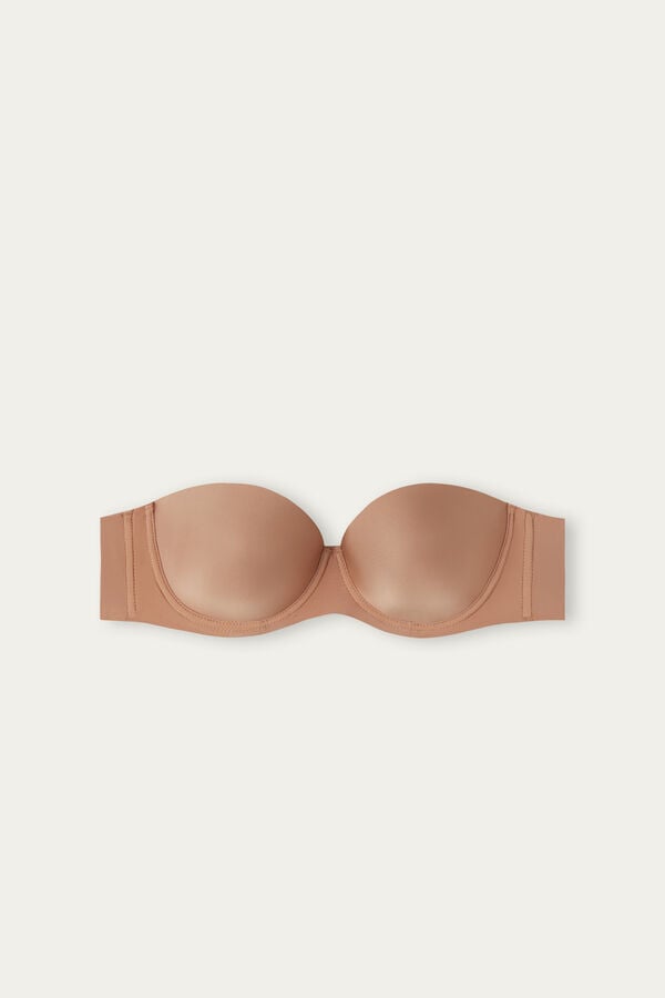 Podprsenka Intimissimi Giada Microfiber Bandeau Damske Béžové | 56728-RUEJ