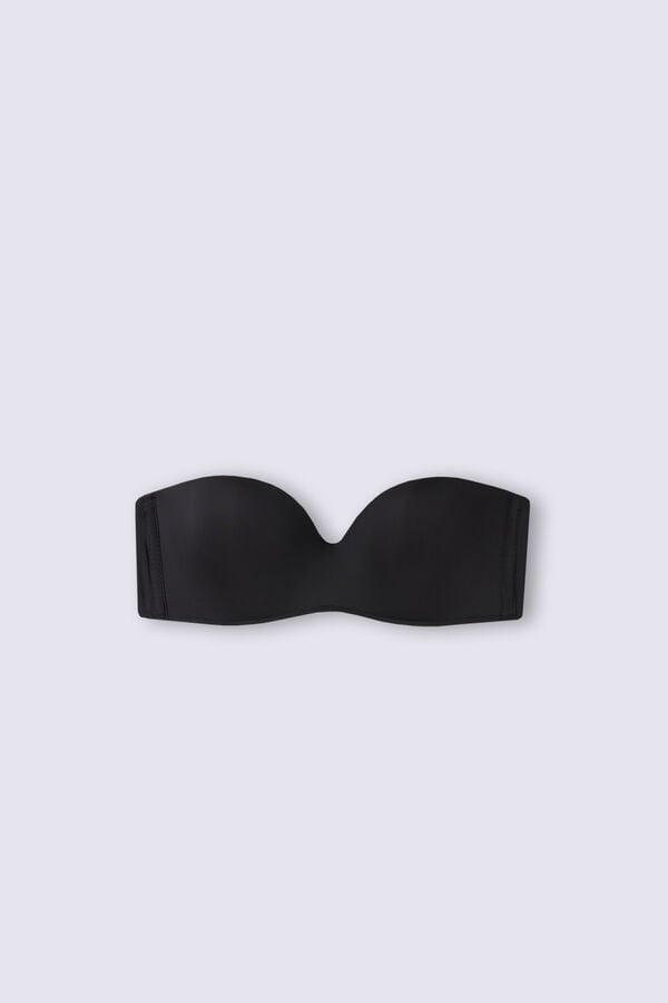 Podprsenka Intimissimi Gioia Bandeau Ultralight Microfiber Damske Čierne | 48791-EIMG