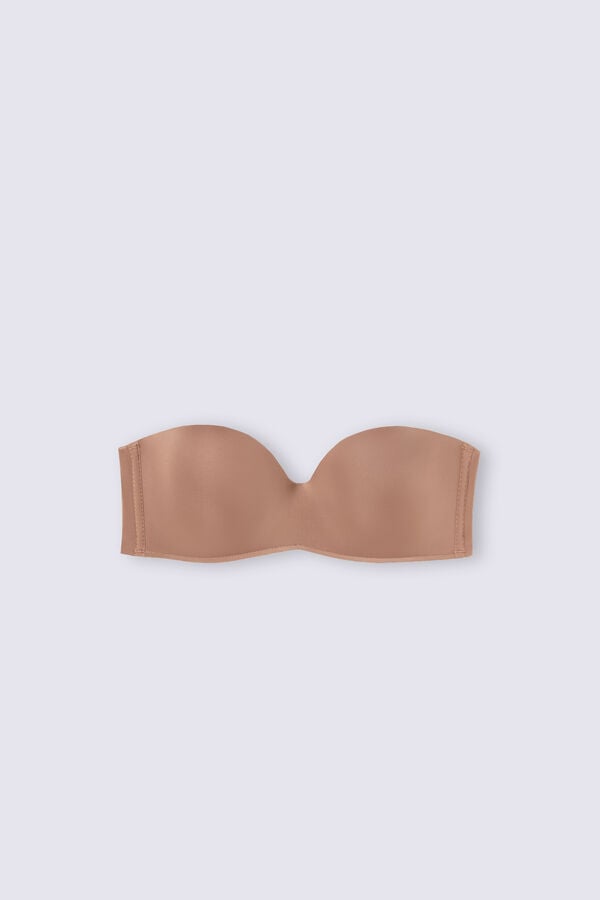 Podprsenka Intimissimi Gioia Bandeau Ultralight Microfiber Damske Tmavo Béžové | 16035-ZUYF