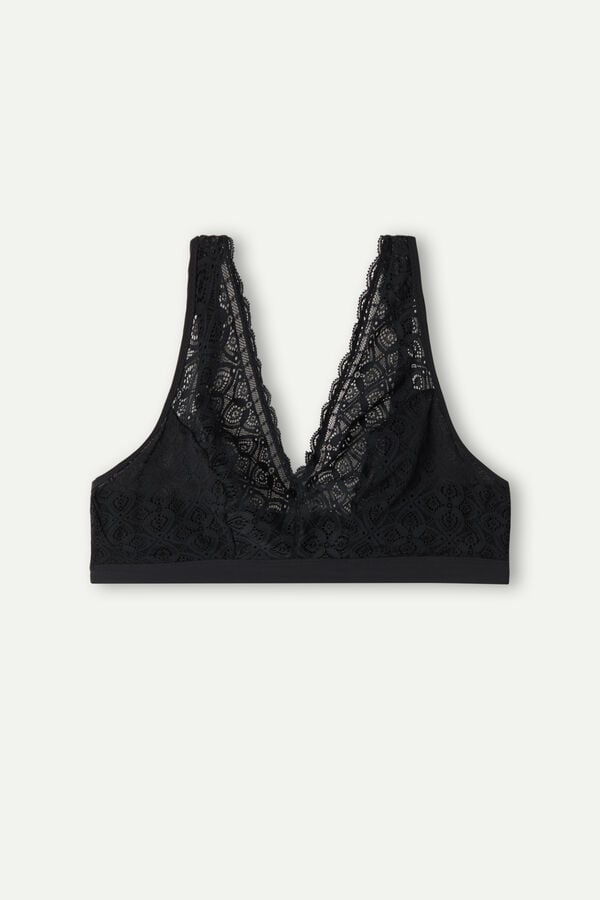 Podprsenka Intimissimi Lara Triangle Lace Damske Čierne | 20647-IKMY