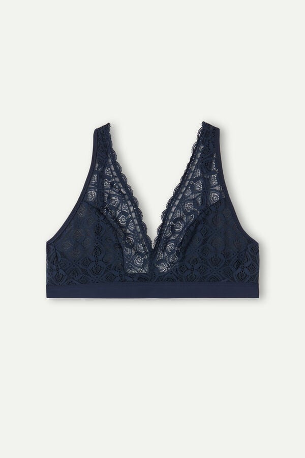 Podprsenka Intimissimi Lara Triangle Lace Damske Modre | 60385-QTXH