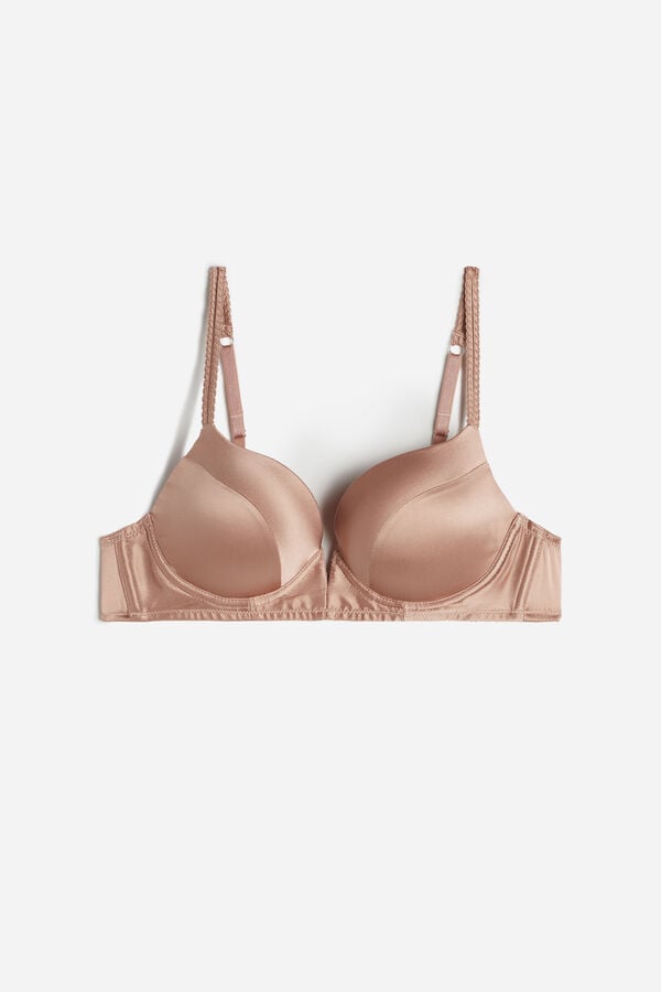 Podprsenka Intimissimi Mia Silk Super Push-Up Damske Ruzove | 84651-CSZO