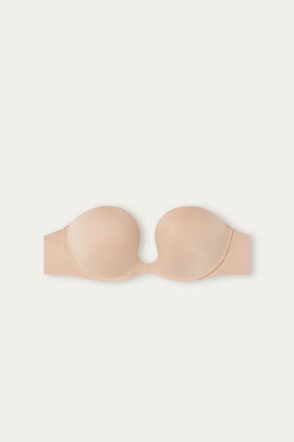 Podprsenka Intimissimi Monica Bandeau Ultralight Microfiber Damske Oranžové Béžové | 49028-KWDU