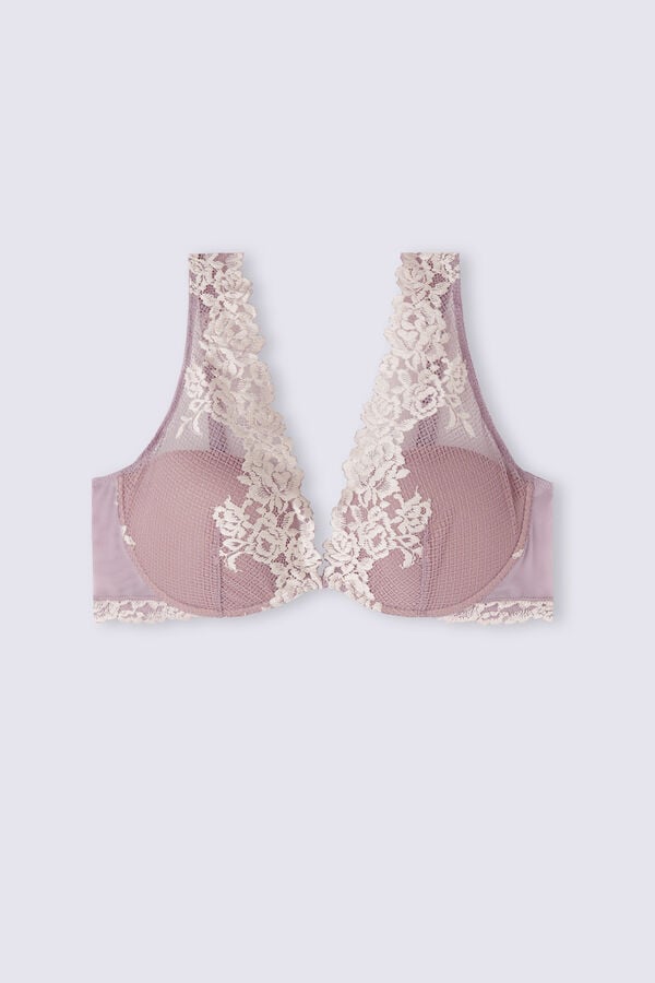 Podprsenka Intimissimi Pretty Flowers Elena Balconette Damske Biele | 38946-TNFY