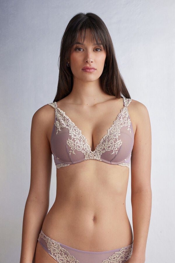 Podprsenka Intimissimi Pretty Flowers Giorgia Balconette Damske Biele | 10287-INEC