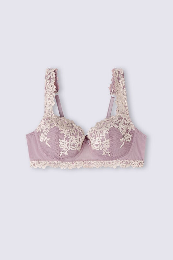 Podprsenka Intimissimi Pretty Flowers Sofia Balconette Damske Biele | 24815-XUGK