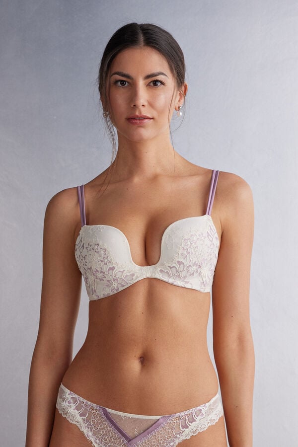 Podprsenka Intimissimi Secret Garden Monica Push-Up Damske Svetlo Žlté | 29147-HBVX