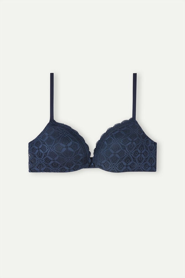 Podprsenka Intimissimi Silvia Push-Up Lace Damske Modre | 40619-ZLNW