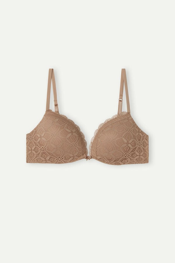 Podprsenka Intimissimi Silvia Push-Up Lace Damske Oranžové Béžové | 06573-VLUQ