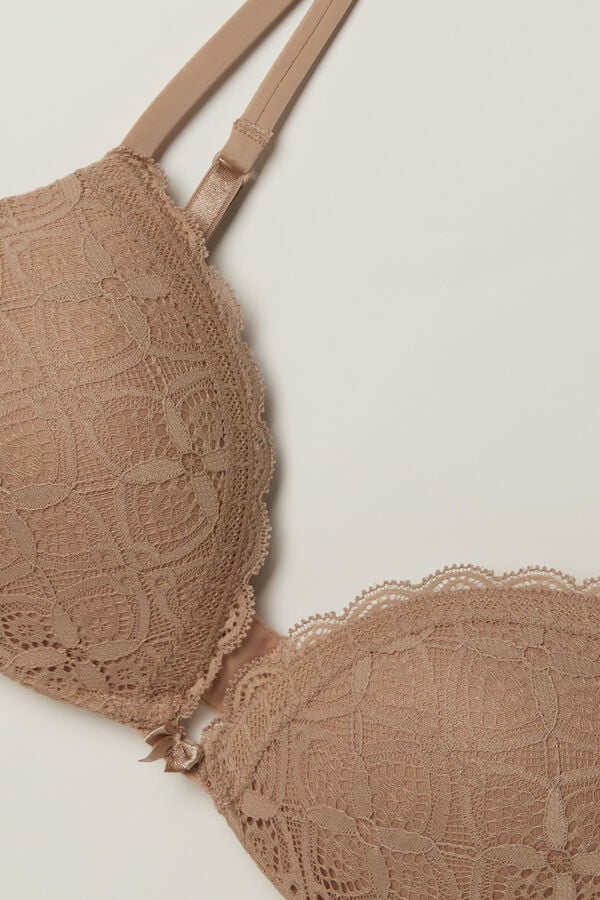 Podprsenka Intimissimi Silvia Push-Up Lace Damske Oranžové Béžové | 06573-VLUQ