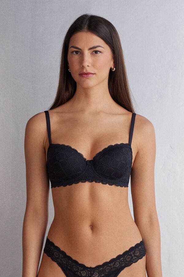 Podprsenka Intimissimi Sofia Balconette Lace Damske Čierne | 72530-TFZS