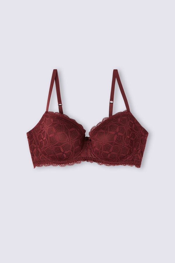 Podprsenka Intimissimi Sofia Balconette Lace Damske Červené | 69235-LJOW