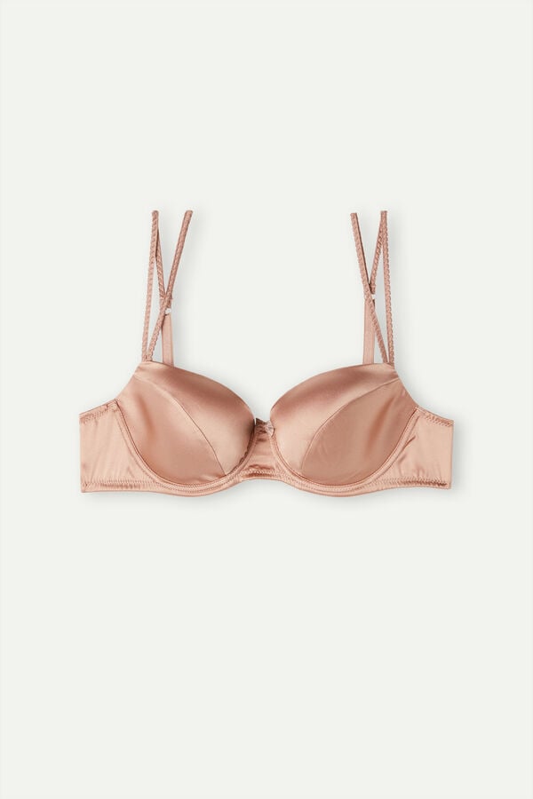 Podprsenka Intimissimi Sofia Natural Lift Balconette Silk Damske Ruzove | 04157-IVWF